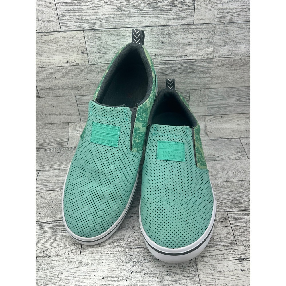 XTRATUF Salmon Sisters Slip On Perforated Sneakers Teal Women 11